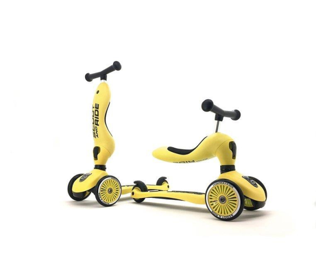 Scoot & Ride Highwaykick 1 Jeździk i hulajnoga 2w1 Lemon - 573307 - zdjęcie 5